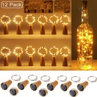 Solar Korken 2M 20LED Lichterkette Flaschenlicht Flaschenbeleuchtung Flasche DHL