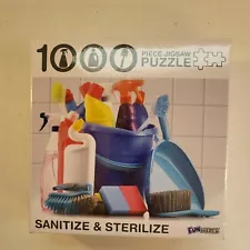 Funwares Sanitize And Sterilize Puzzle New Sealed 1000 Pieces 27" x 19"