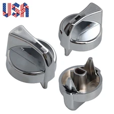 A pack of 3 AC Heater Control Knobs for 2003-2010 Peterbilt 387 2005-2010 335