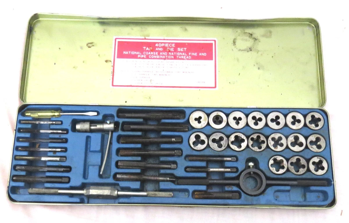 40 piece tap and die set deals