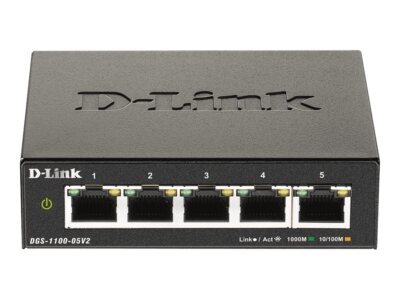 D-Link DGS-1100-05V2 Switch II price incl VAT 3 yr warranty* B2B
