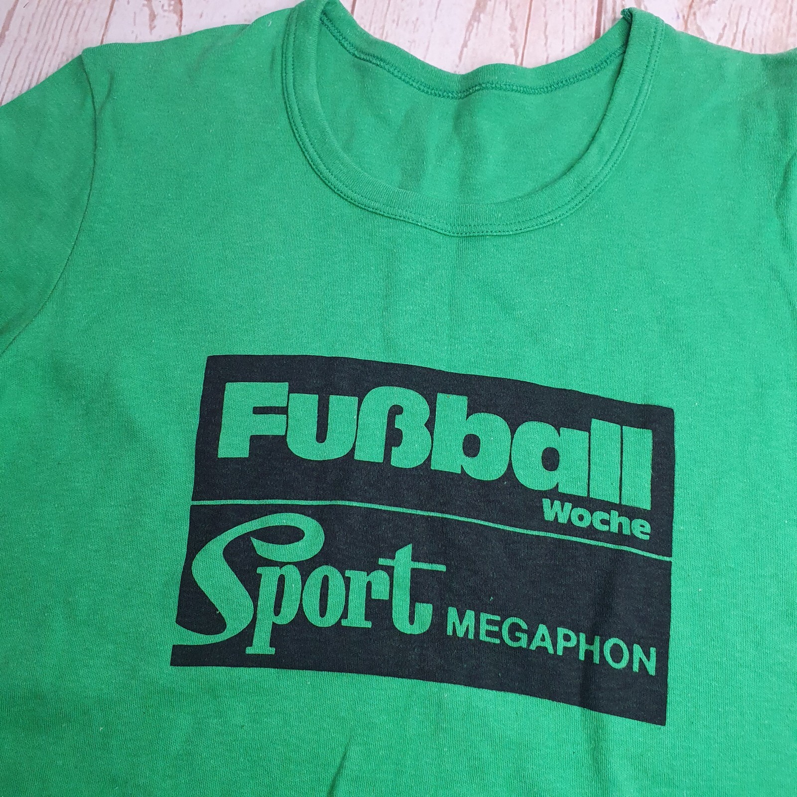 RARE Vintage 70's Football Tee TShirt Fits Mens XSS Womens SM Ringer