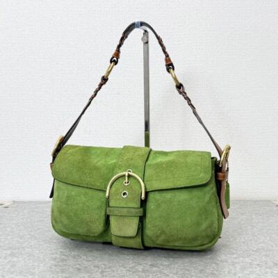 バッグ Coach Soho Hobo Shoulder Hand Bag Green s-l400.jpg
