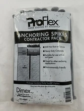 32 DIMEX CONTRACTOR PACK NYLON SPIKES ALTERNATIVE PACK SIZED BLACK SMOOTH EDGING