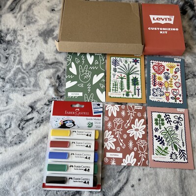 Levis Levi Strauss Customisation Customizing Custom Design Kit Rare Collectable