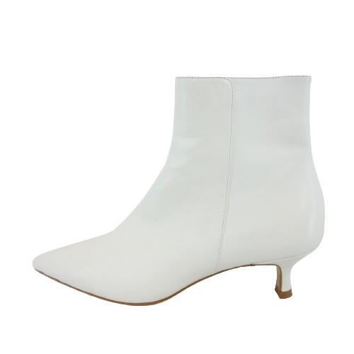 ЭНРИКО АНТИНОРИ (ENRICO ANTINORI) Штифт для лодыжки Damen Schuhe Stiefel Leder Weiß Gr 37,5 Neu