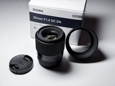 Sigma 30mm f/1.4 Lens for Fujifilm X Fuji - 1 Year Warranty, Excellent