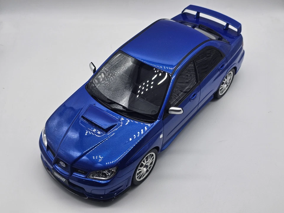 Subaru Impreza Sti S204 Blu 1:18 Ottomobile In Box - Immagine 2 di 4