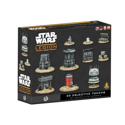 Asmodee   Star Wars: Legion - 3D Objective Tokens   Miniature Board Game Accesso