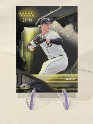 Jackson Jobe - 2026 Topps Chrome Black #159 Gold Mini Diamond Refractor /50