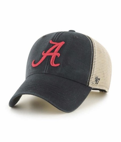 '47 Alabama Hat (UA Crimson Tide) Mens Womens MVP Adjustable Trucker Hat Mesh Ca