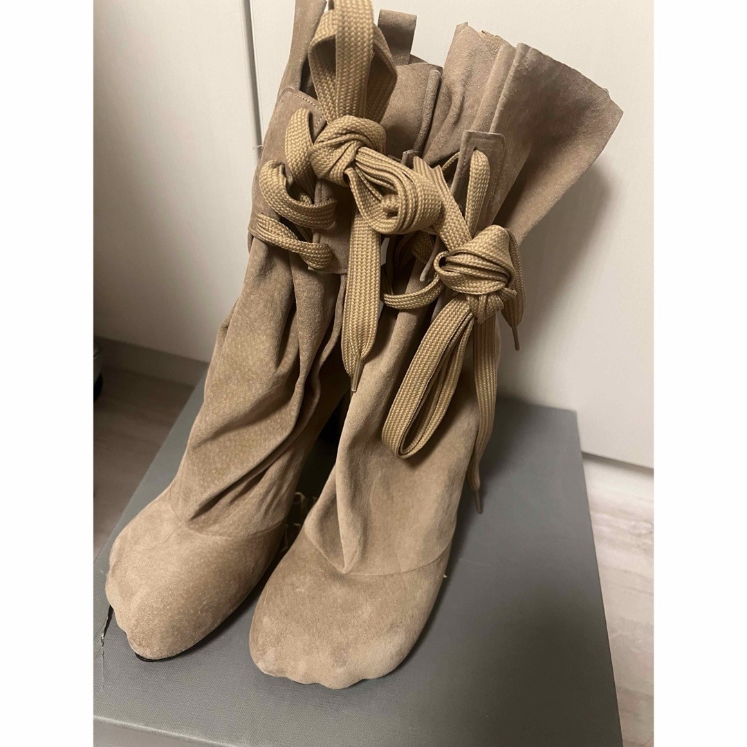 美品　ヴィヴィアンウエストウッド  ニューバッグブーツ　アニマルトゥ　キャメル Vivienne Westwood Animal Toe New Bag Boots UK5 (24cm) Rare