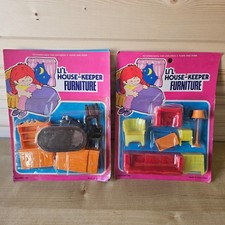Vintage New Sealed Li'l House-Keeper Furniture X2 Kitchen Living Room Hong Kong