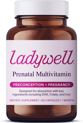 Ladywell Prenatal Multivitamin | Conception, Pregnancy & Postpartum | Key Ingred