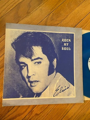 ELVIS PRESLEY ELVIS ROCK MY SOUL  NM LP BLUE VINYL MORE ELVIS LPS FREE SHIP