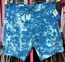 Columbia PFG Omni-shade men s size 30W board shorts blue regular fit 60 new