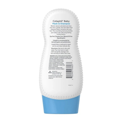Cetaphil Baby Wash & Shampoo & Bio Calendula, tränenfrei, 7,8 Fl. Oz - Bild 2 von 2