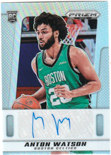 ANTON WATSON 2024-25 Prizm DECA Rookie Signatures Silver Prizm RC Auto Celtics