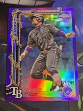 2025 Topps Holiday - Chrome Yandy Diaz #HC20 Purple Refractor /299