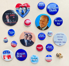 Vintage Republican Campaign Political Pinbacks - Pins 21 