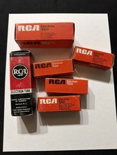 Vintage RCA Electron Tubes Lot Of 6 NOS As Pictured Very Rare
