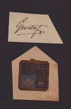 KING GUSTAVUS V (SWEDEN) - CLIPPED SIGNATURE