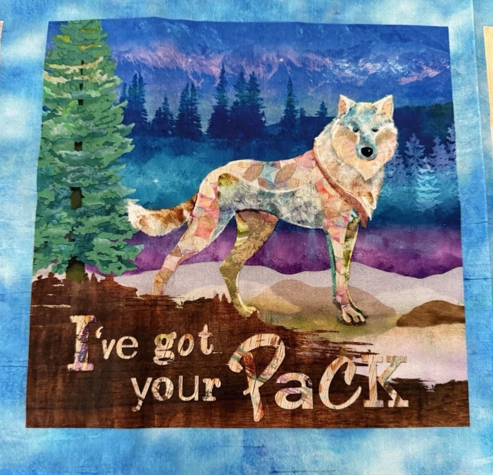 3Wishes Connie Haley Fabric Wild & Whimsy Animal Squares 29 x 43” - Image 2 of 4