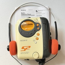 Sony Walkman WM-FS555 Sports Radio Cassette Player - New Belt - Reconditioned G