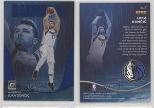 2022-23 Panini Donruss Optic Raining 3s Blue Prizm /49 Luka Doncic Dončić #7