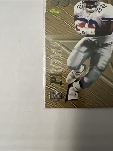 Carta promozionale classica 1996 Emmit Smith "Scolpita". Nuovo con scatola - Foto 3 di 7