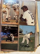 Vintage LA Dodgers (+ some Angels) Photo Album  25+ Pages Team Photos Cards MLB