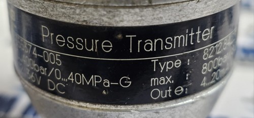 Trafag 8212.84.2210 Pressure Transmitter 0...400bar 12...36V DC Max. 800bar - Picture 11 of 18