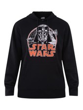 Star Wars Hoodie Mens XL Black Darth Vader Pullover Sweatshirt Graphic Fleece
