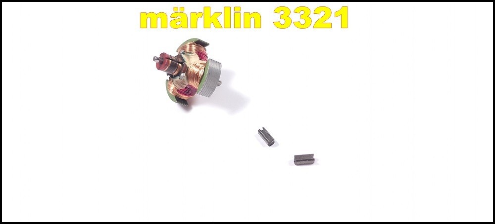 MARKLIN 3321  SNCF BB15065 TEE rotore e spazzole HO AC #27#.