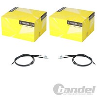 2X Triscan Handbremsseil Hinten Beidseitig Passend FüR Opel Astra
