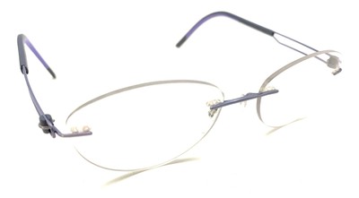 Silhouette 5406 40 6065 Titanium Purple Rimless Eyeglasses Frames 17 135