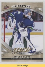 2023-24 Upper Deck MVP Rookies Gold Ice Battles Arturs Silovs #235 READ 12g7
