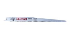 Confezione 10 Lame Seghetto Reciproche HILTI 9" 6 TPI Taglio Legno Demo Chiodo Legno