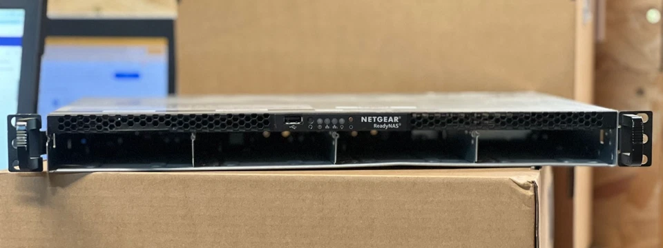 NETGEAR RNR-4A NAS 2120v2 RN21243E-200NES 4-Bay 1U NAS UNIT NO DRIVES - Image 3 of 4
