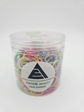 EAONE BEAUTY Multicolor Rubber Ponytail Holders for All Hair Types