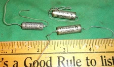 (3) SPRAGUE Vitamin Q  .02uF 200 & 600VDC Mil Spec Cap NOS Test OK!