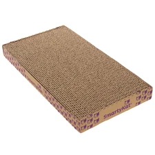 Super Scratcher+ Catnip Infused Corrugated Cardboard Cat Scratching F