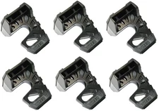 Wedge-It - The Ultimate Door Stop - Black (6 Pack)