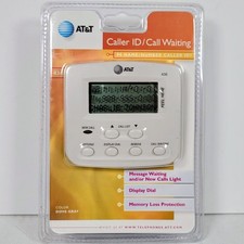 AT T Caller ID/Call Waiting Model 436 Dove Gray 90 Name/Number Caller ID NEW
