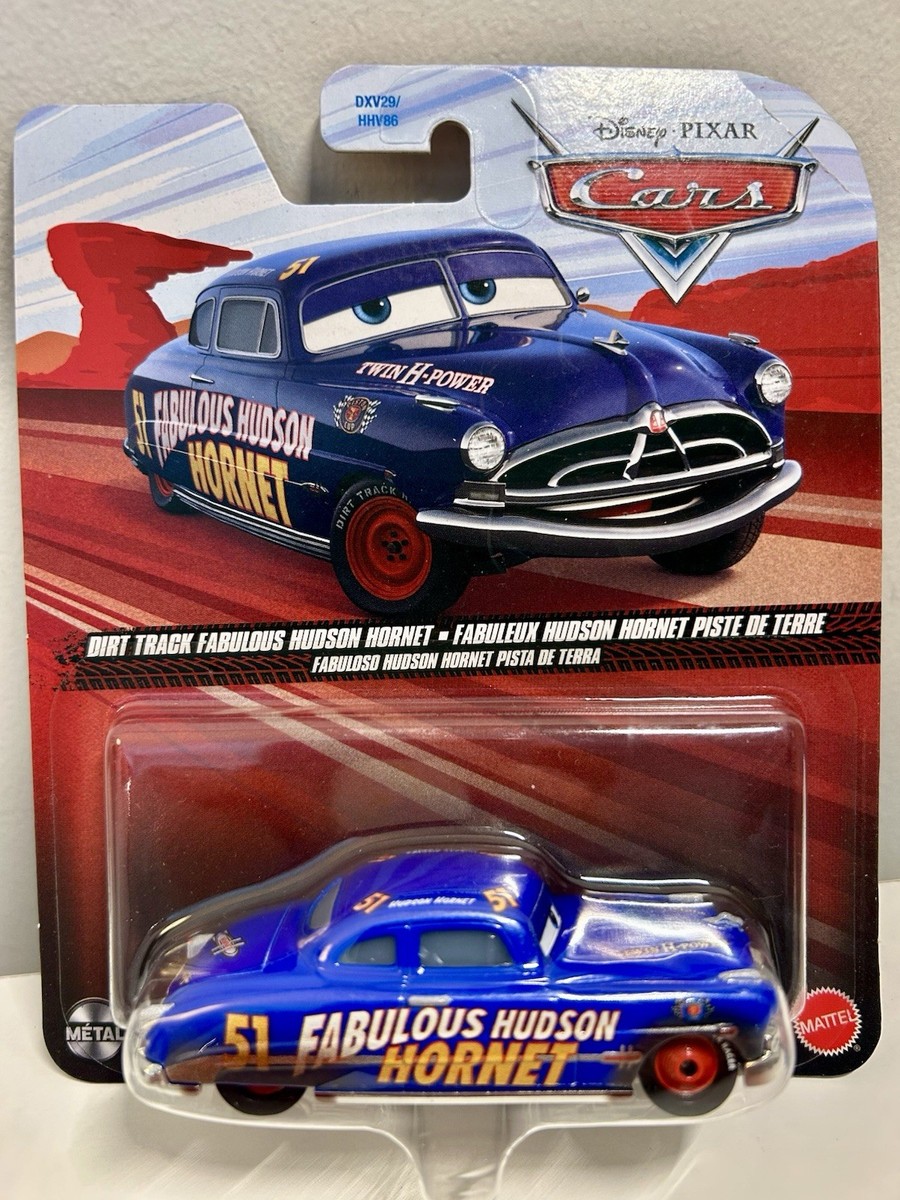 Pixar Cars dirt Track Fabulous Hudson￼Hornet NIP! | eBay