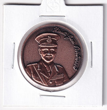 AUSTRALIAN IN THE GREAT WAR 1914-1918 LIEUT. BIRDWOOD 1915 PENNY MEDALLION #1992