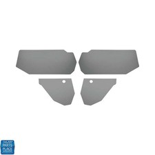 1968-72 Nova 2 Dr - Interior Door Panel Rear Quarter Trim Mylar Water Shields