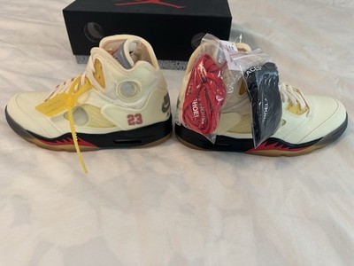 Nike Air Jordan 5 Retro Off-White/Sail DH8565-100, Size 8.5