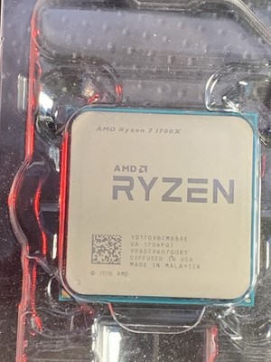 AMD Ryzen 7 1700X CPU   Fully Working   AM4   Used