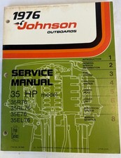 JOHNSON OMC 1976 OUTBOARD SERVICE MANUAL 35HP